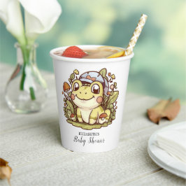 Whimsical Frog Baby Dusche Pappbecher