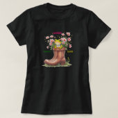 Whimsical Frog Bloom T-Shirt (Design vorne)