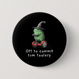 Whimsical Frog Wizard ab, um Tom zum Narren zu bri Button