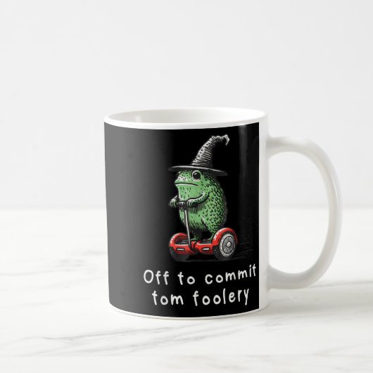Whimsical Frog Wizard ab, um Tom zum Narren zu bri Kaffeetasse (Rechts)