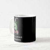 Whimsical Frog Wizard ab, um Tom zum Narren zu bri Kaffeetasse (Vorderseite Links)
