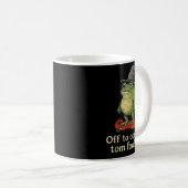 Whimsical Frog Wizard ab, um Tom zum Narren zu bri Kaffeetasse (VorderseiteRechts)