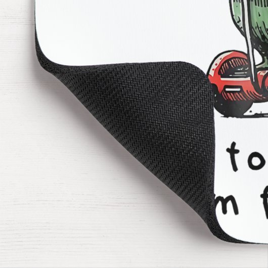 Whimsical Frog Wizard ab, um Tom zum Narren zu bri Mousepad (Ecke)