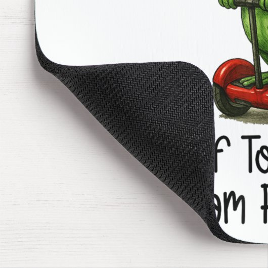 Whimsical Frog Wizard ab, um Tom zum Narren zu bri Mousepad (Ecke)