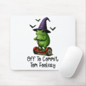 Whimsical Frog Wizard ab, um Tom zum Narren zu bri Mousepad (Mit Mouse)