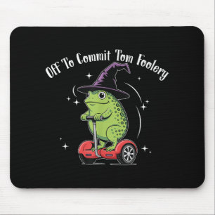 Whimsical Frog Wizard ab, um Tom zum Narren zu bri Mousepad