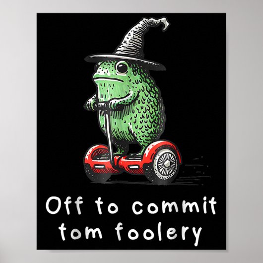 Whimsical Frog Wizard ab, um Tom zum Narren zu bri Poster (Vorne)