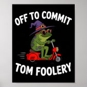 Whimsical Frog Wizard ab, um Tom zum Narren zu bri Poster (Vorne)