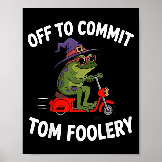 Whimsical Frog Wizard ab, um Tom zum Narren zu bri Poster (Vorne)