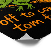 Whimsical Frog Wizard - Aus, um Tomfoolery F zu ve Poster (Ecke)