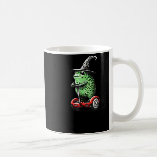 Whimsical Frog Wizard Off To Commit Tom Foolery Fr Kaffeetasse (Rechts)