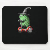 Whimsical Frog Wizard Off To Commit Tom Foolery Fr Mousepad (Vorne)