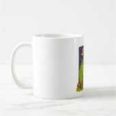 Whimsical Frogs Tea Party At Night Illustration Kaffeetasse (Links)