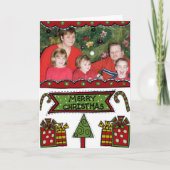 Whimsical frohe Weihnachten (Vorderseite)