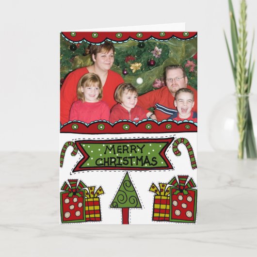 Whimsical frohe Weihnachten (Vorderseite)