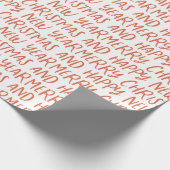 Whimsical frohe Weihnachten glücklich Neues Jahr R Geschenkpapier (Ecke)