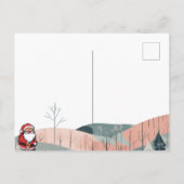 Whimsical frohe Weihnachten mit festem Kranz (Rückseite)