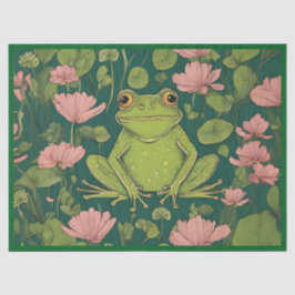 Whimsical Frosch Charm Seidenpapier