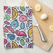 Whimsical Frucht Küchentücher (Viertel Falte)