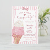 Whimsical Fun Bow ihr wurde Brautparty geschossen Einladung (Stehend Vorderseite)