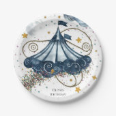 Whimsical Fun Circus Geburtstag Pappteller (Vorderseite)