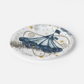 Whimsical Fun Circus Geburtstag Pappteller (Schrägansicht)