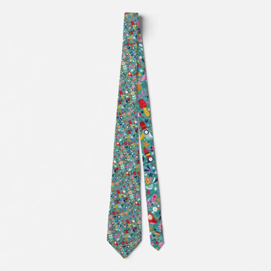 Whimsical Fun Custom Necktie Tie Krawatte (Vorderseite)