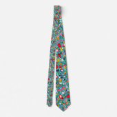 Whimsical Fun Custom Necktie Tie Krawatte (Rückseite)