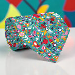 Whimsical Fun Custom Necktie Tie Krawatte<br><div class="desc">Whimsical Fun Custom Necktie: A statement piece that adds a touch of retro fashion to any outfit. This eye-catching design is perfect for those who love pop culture and unique accessories. Ideal for expressing your personal style and making a memorable impression.</div>