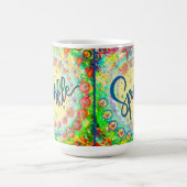 Whimsical Fun Girly Niedlich Sparkle Inspirierend Kaffeetasse (Mittel)