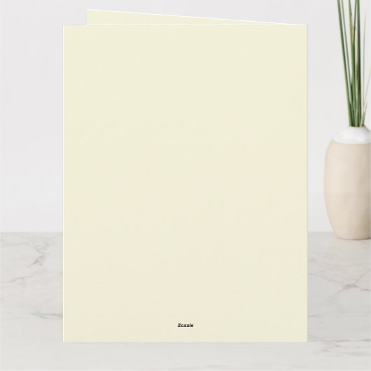 Whimsical Fun Holiday Geburtstag Karte (Rückseite)