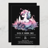 Whimsical Fun Horse Geburtstag Einladung (Vorne/Hinten)