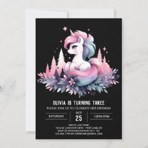 Whimsical Fun Horse Geburtstag Einladung