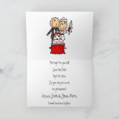 Whimsical Fun Save the Date! Ankündigung (Innenseite)