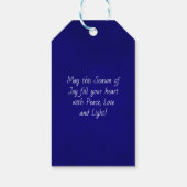 Whimsical Fun Star von David Picture Frame Hanukka Geschenkanhänger (Rückseite)