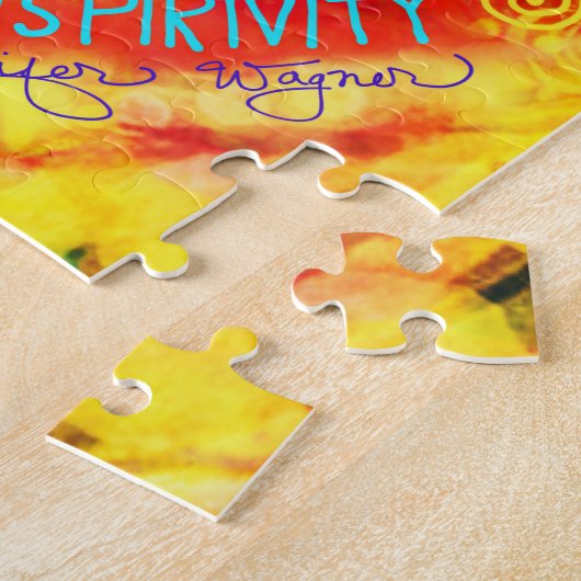 Whimsical Fun Yellow ist Ihre eigene schöne Puzzle (Seite)