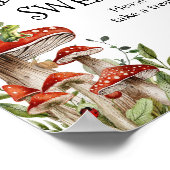 Whimsical Fungi Mushroom Fall Babies sind süß Poster (Ecke)