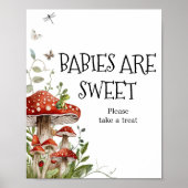 Whimsical Fungi Mushroom Fall Babies sind süß Poster (Vorne)