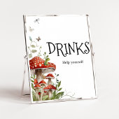 Whimsical Fungi Mushroom Fall Baby Duschgetränke Poster