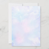 Whimsical Funky Hand Drawn Engagement Party Einladung (Rückseite)