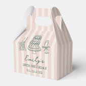 Whimsical Funky Quirky 30th Birthday Party Geschenkschachtel (Vorderseite)