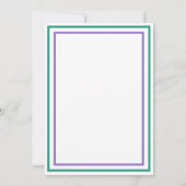 Whimsical Funky Verlobung Einladung (Rückseite)