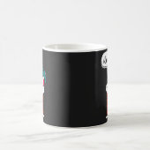 Whimsical Funny Santa Got Stuck Kaffeetasse (Mittel)