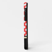 Whimsical Funny trendy Black Cat Polka Punkte Case-Mate iPhone Hülle (Hinten/Links)