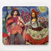 Whimsical Funny Vintage Wedple Mousepad (Vorne)