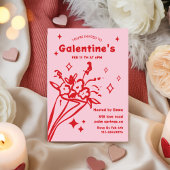 Whimsical Galentines Valentines girls Party Einladung