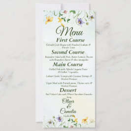 Whimsical Garden Aquarell Wilde Blume Sommer