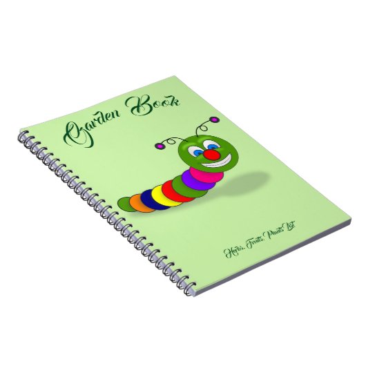 Whimsical Garden Bug Notebook Notizblock (Rechte Seite)