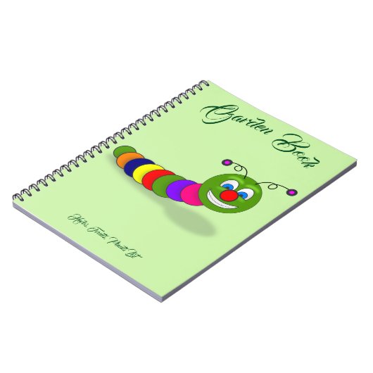Whimsical Garden Bug Notebook Notizblock (Linke Seite)