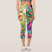 Whimsical Garden Butterfells Capri Leggings (Rückseite)
